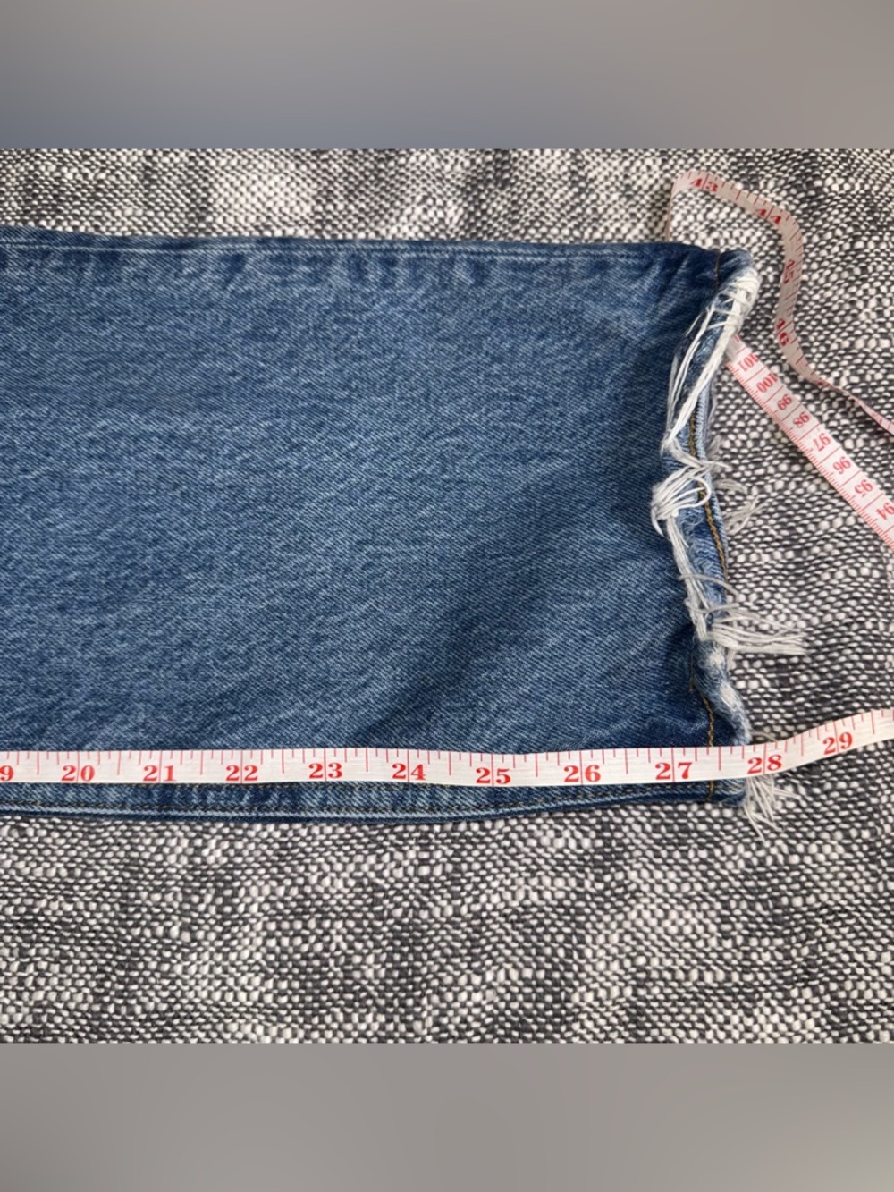 AGOLDE 90’s high rise jeans 25 light wash cotton vintage button fly - Picture 7 of 10